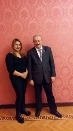 Azərbaycan diasporunun Qırğızıstandakı fəal nümayəndəsi Bakıya qonaq gəlib
