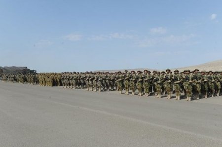 Sərhəd qoşunları təlimə başladı - FOTO