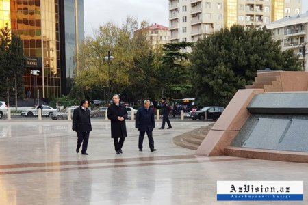 Bakının yeni meri şəhər gəzintisinə çıxıb, göstərişlər verdi - FOTO
