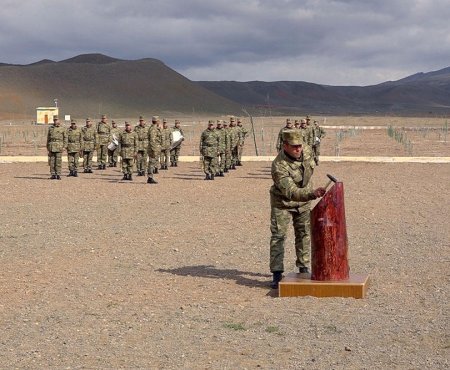 Naxçıvan Qarnizonu qoşunlarında snayper hazırlığı kursu başa çatıb FOTO