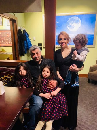 Üç azyaşlı uşaqla Miçiqan Universitetinin doktoranturasında təhsil alan azərbaycanlı xanım