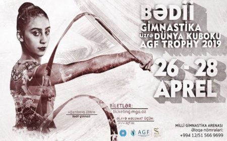 Bakıda bədii gimnastika üzrə Dünya Kuboku start götürür