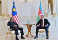 Prezident İlham Əliyev Malayziyanın Baş Naziri Mahathir Bin Mohamadı qəbul edib