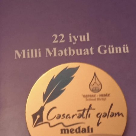 Azərbaycan Milli Mətbuatının 146 illik yubileyi münasibətilə bütün həmkarlarımızı təbrik edirəm.