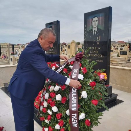 Şəhid Yusubov Elzar Süleyman oğlunun anım günü qeyd olunub