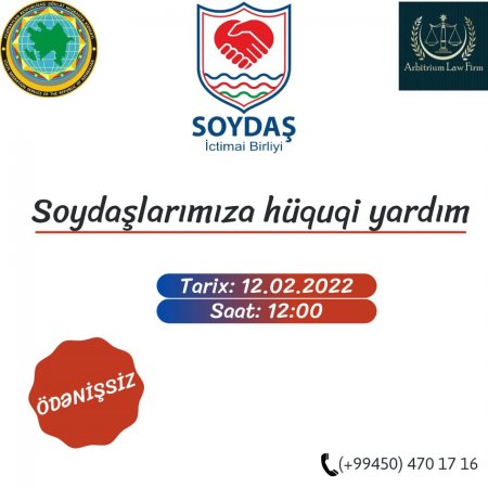 Soydaşlarımıza miqrasiya problemlərilə bağlı hüquqi yardım göstəriləcək