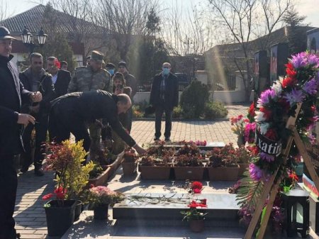 YAP Suraxanı rayon təşkilatının nümayəndələri şəhid Rüfət Əsgərovun doğum günündə iştirak ediblər