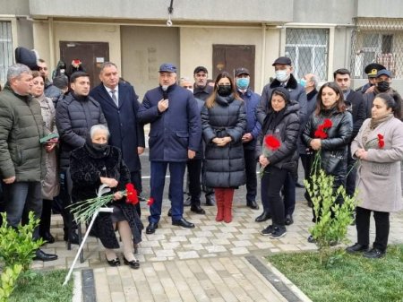 Şəhid Mahir Məmmədovun doğum günündə adının əbədiləşdirilməsi məqsədi ilə inşa edilmiş bulaq-xatirə kompleksinin açılış mərasimi keçirilib
