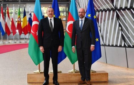 İlham Əliyev Şarl Mişellə görüşdü