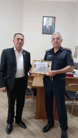 Beynəlmiləlçi Əlil Döyüşçülər Fondu polisləri təltif etdi