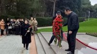 "Zəfər Yolu" İctimai Birliyinin üzvləri Ulu Öndər Heydər Əliyevin məzarını ziyarət etdilər- FOTO