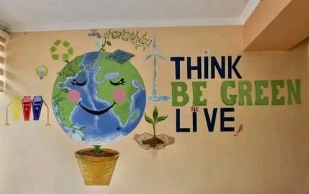 "Yaşıl dünya naminə həmrəylik ili" çərçivəsində Mingəçevir Dövlət Universitetinin (MDU) əsas tədris korpusunda divara çox maraqlı mural çəkildi.