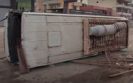 Türkiyədə avtobus aşdı - 15 nəfər xəsarət aldı