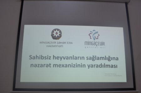 “Sahibsiz heyvanların sağlamlığına nəzarət mexanizminin yaradılması” mövzusunda dəyirmi masa keçirilib.