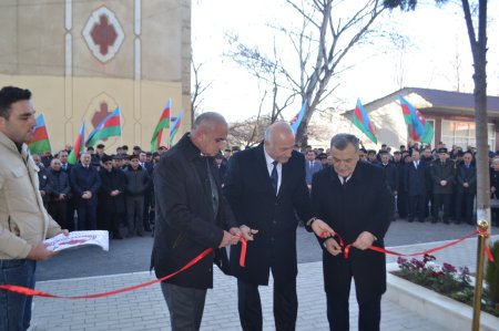 Milli Qəhrəman Natiq Qasımovun xatirəsinə həsr olunmuş xatirə kompleksinin açıllşı olub