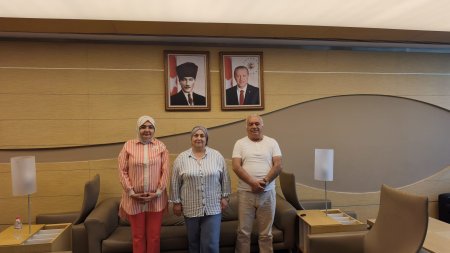 DÜNYA MUHABİRLER BİRLİĞİ GENEL BAŞKANI SAYIN ALMAZ AHMEDOVA, ANKARA’DA, TÜRKİYE BAŞKANI VE KADIN KOLLARI BAŞKANI İLE GÖRÜŞTÜ