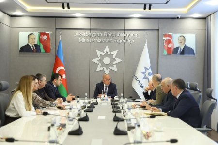 Azərbaycan Respublikası Minatəmizləmə Agentliyinin (ANAMA) İdarə Heyətinin sədri Vüqar Süleymanov ANAMA yanında İctimai Şuranın üzvləri ilə görüş keçirib