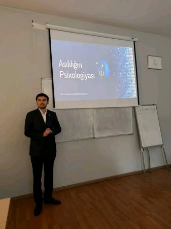 Asılılığın Psixologiyası" mövzusunda seminar