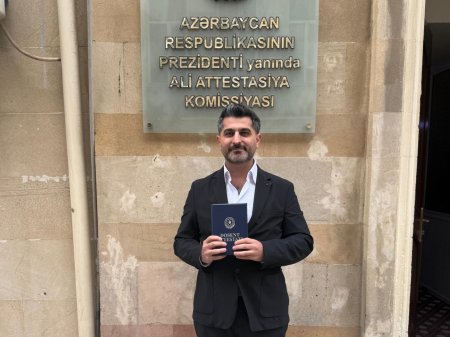 Departament müəlliminə dosent attestatı verilib